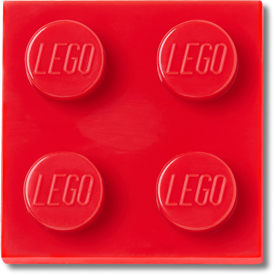 Red Tile 2x2 Jibbitz