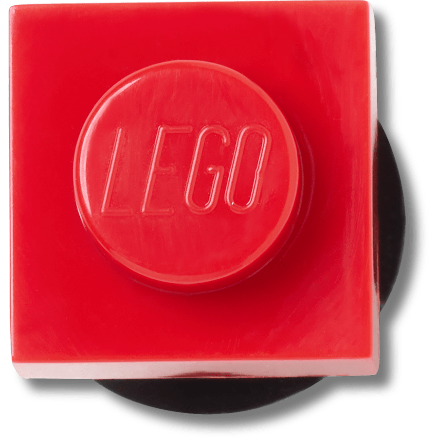 Red Tile 1x1 Jibbitz