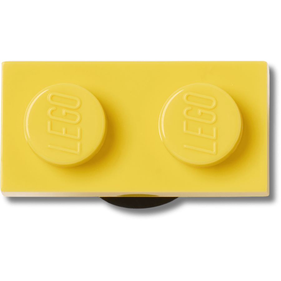 Yellow Tile 1x2 Jibbitz