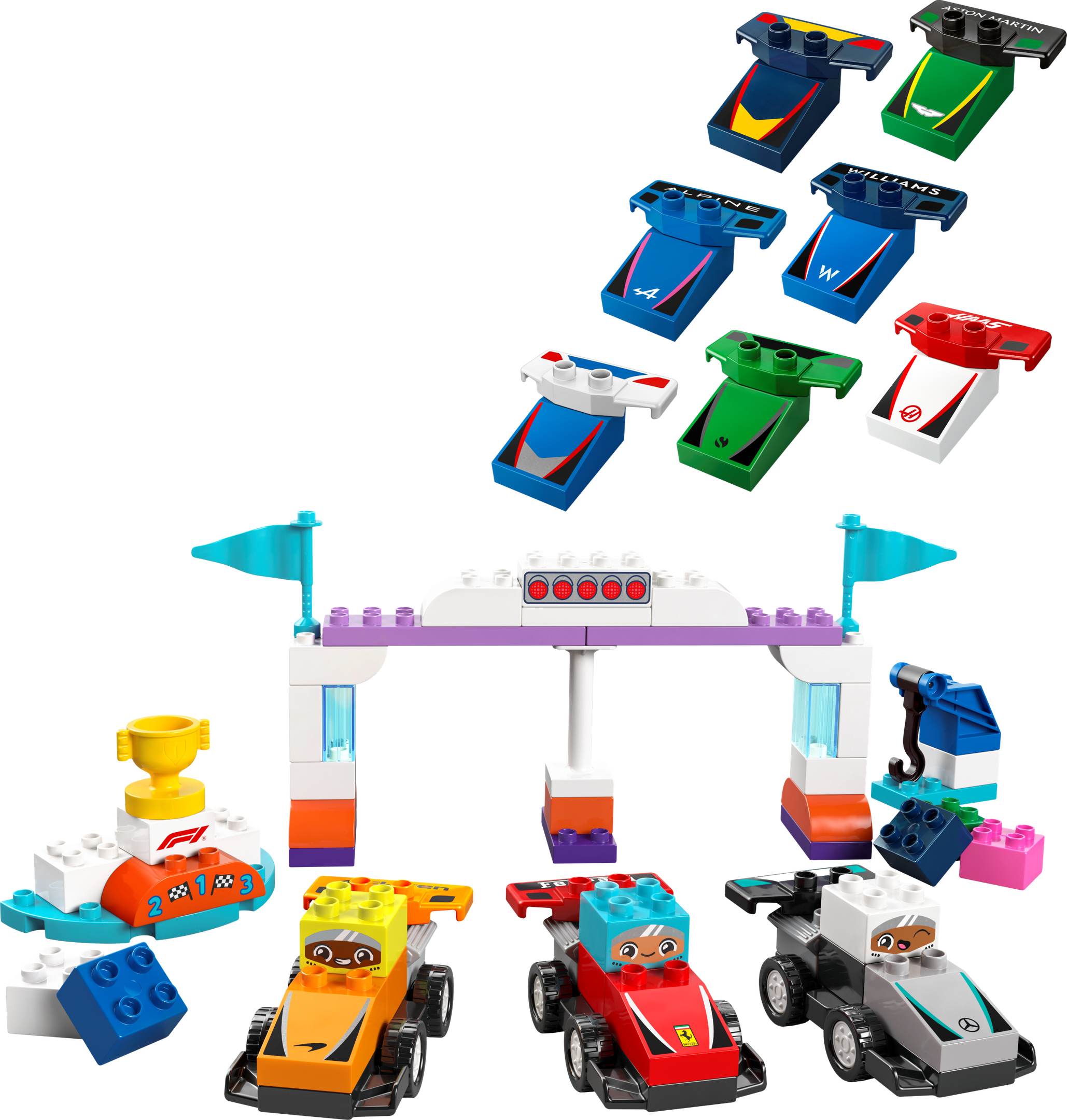 F1 Team Race Cars & Drivers