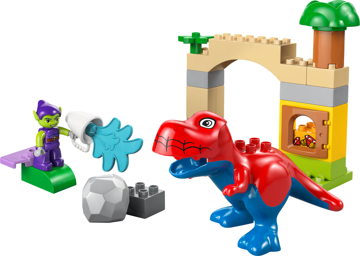 Dinosaur Spidey-Rex vs. Green Goblin