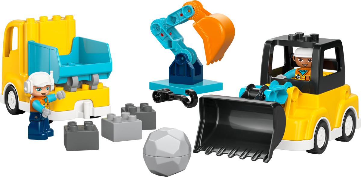 3 in 1 Construction Vehicles
