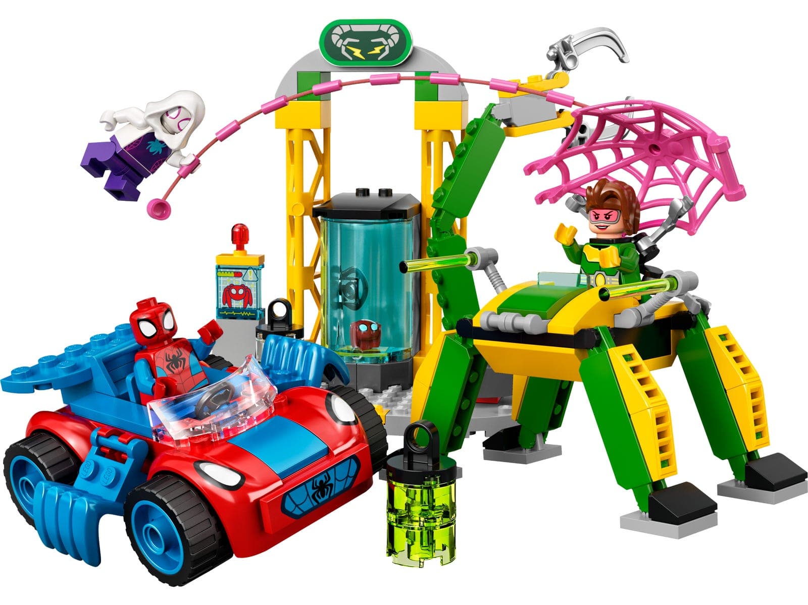 Spider-Man at Doc Ock's Lab