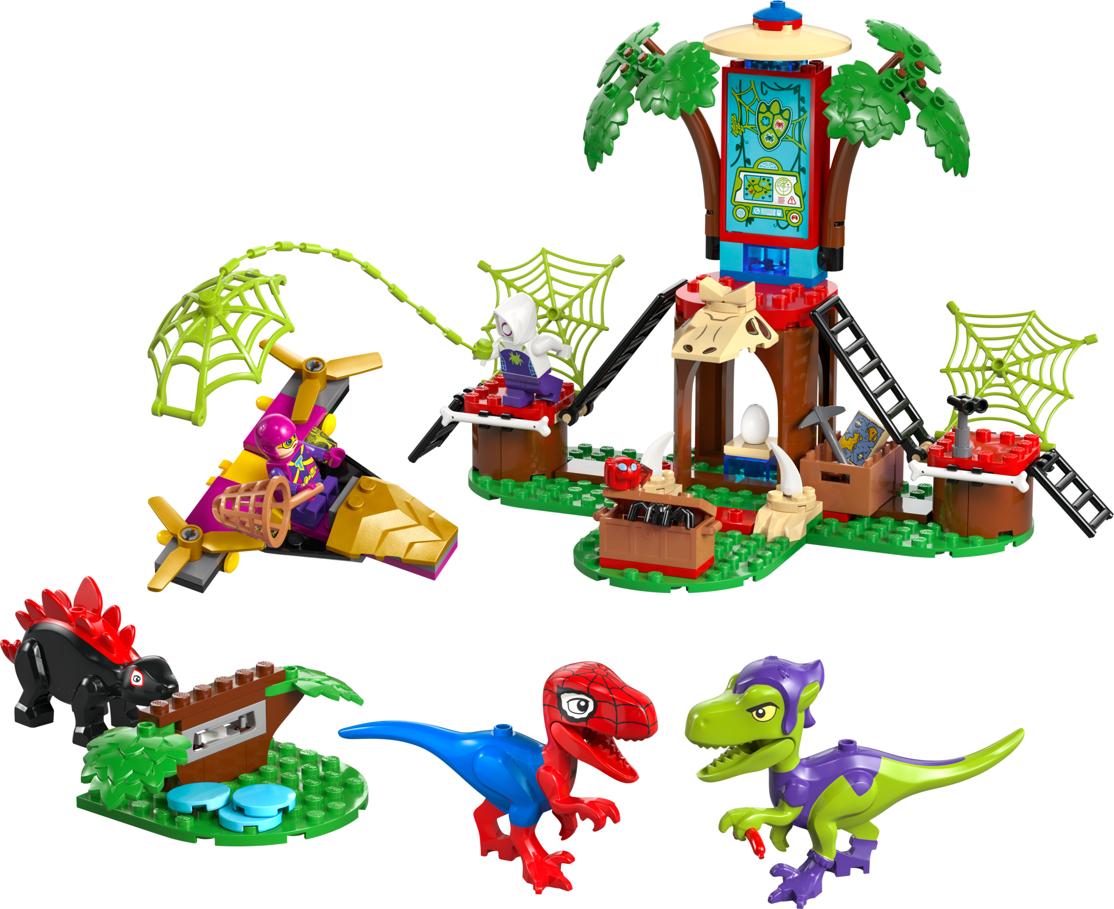 Spidey and Gobby's Raptor Battle at Tree House HQ