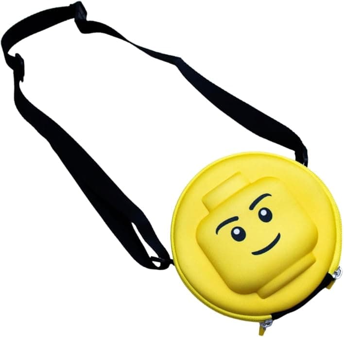 3D Minifigure Head Shoulder Bag