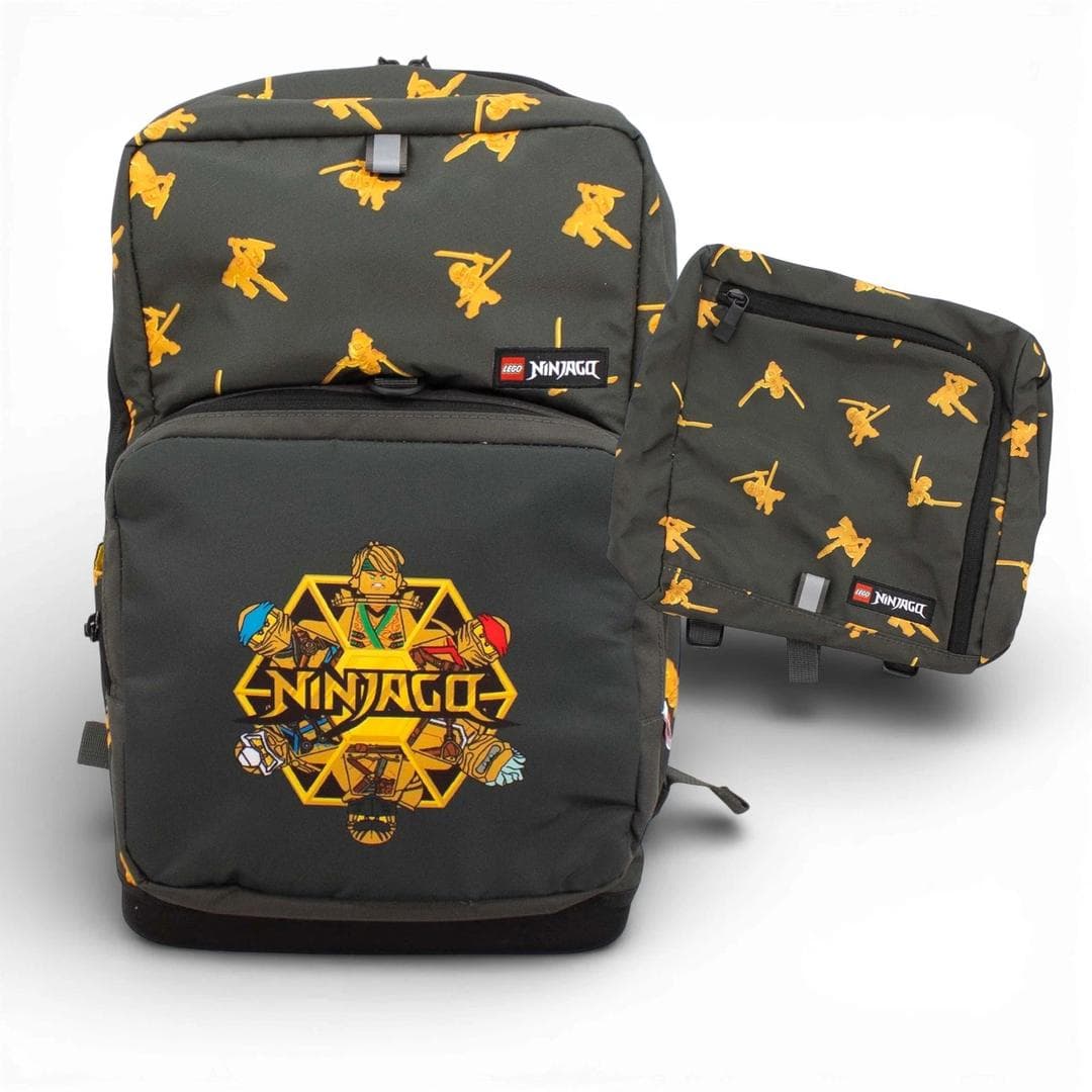 Ninjago Golden Team Optimo Plus Backpack with Gym Bag