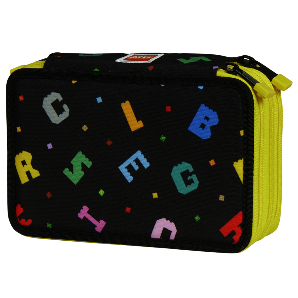 Colourful Typography 3-Layer Pencil Case