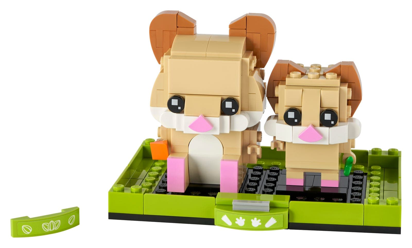 Hamster and Baby Hamster