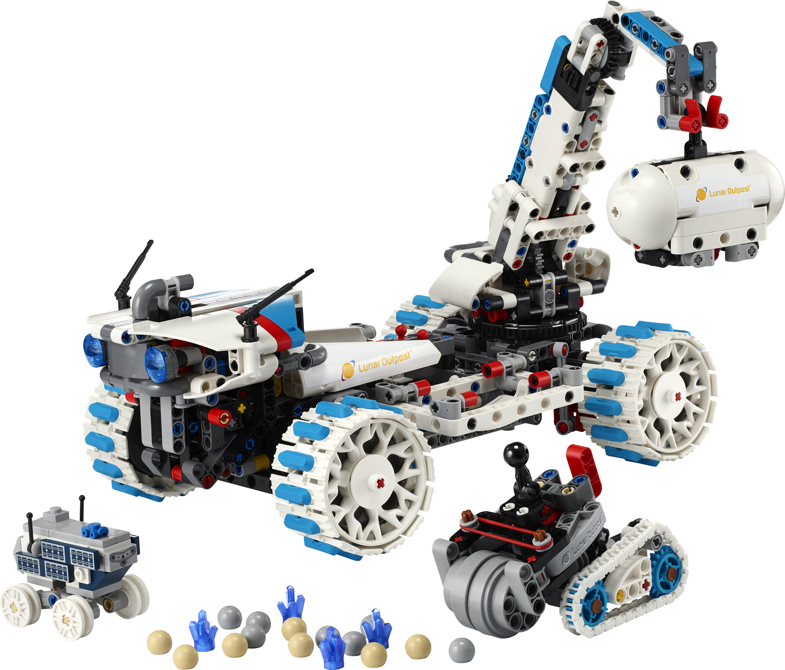 Lunar Outpost Moon Rover Space Vehicle