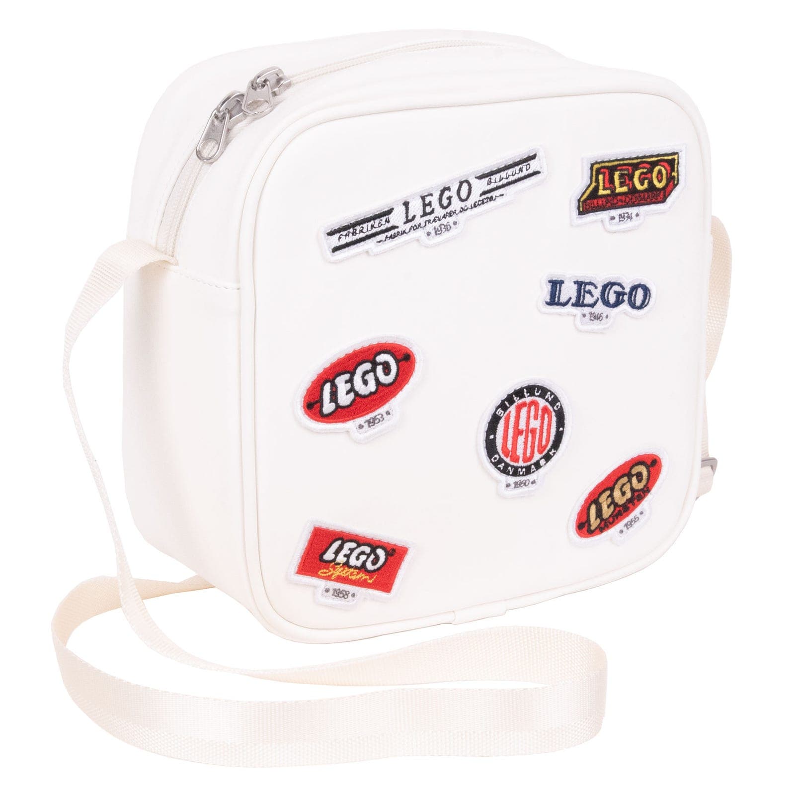 Crossbody Handbag - Retro Logos