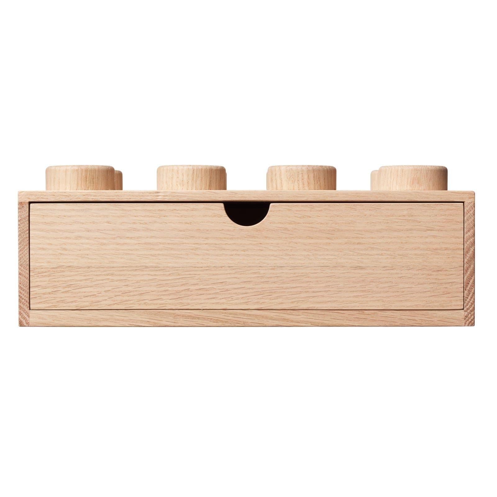 Wooden Desk Drawer 2 x 4 (Light Oak)
