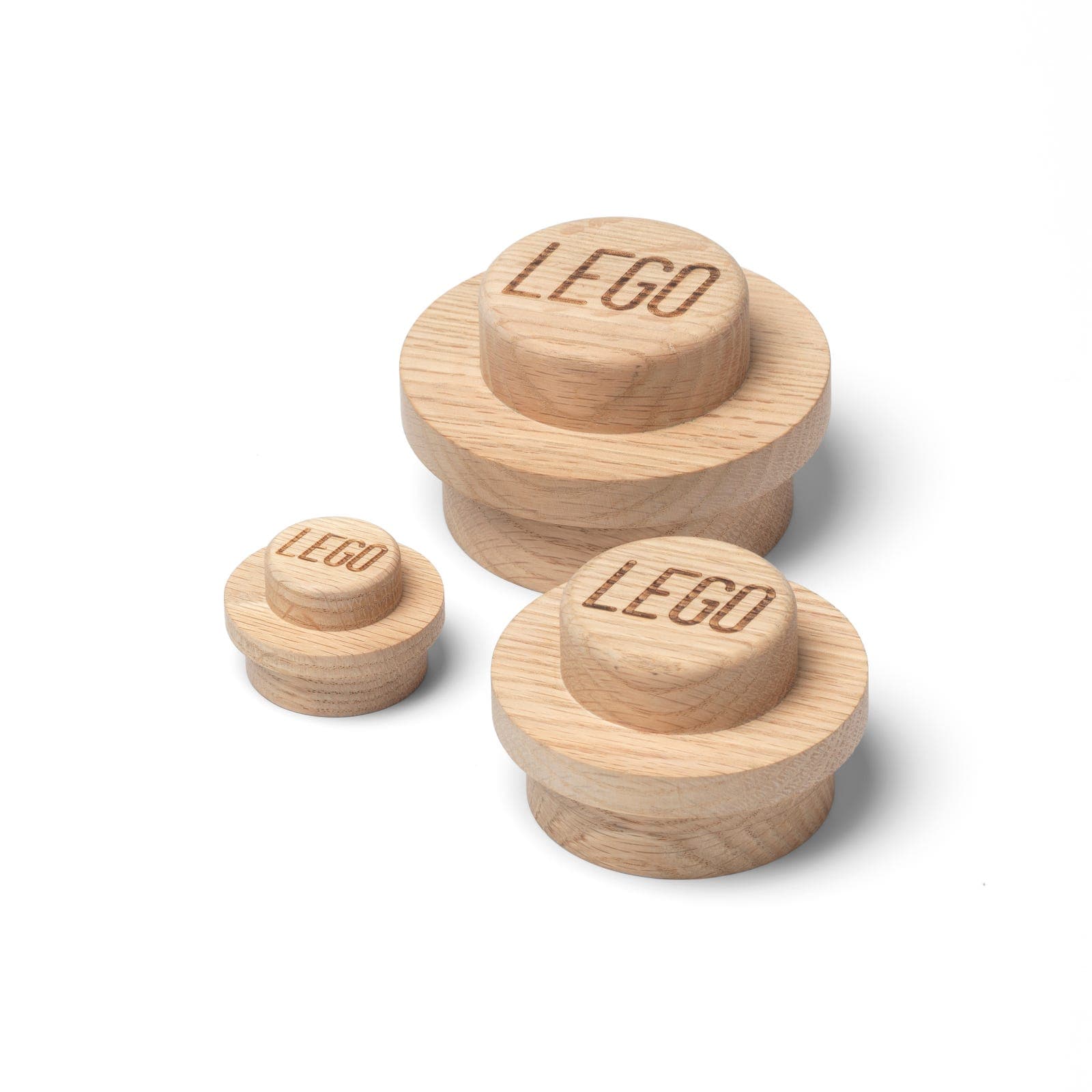 Wooden Wall Hanger Set (Light Oak)