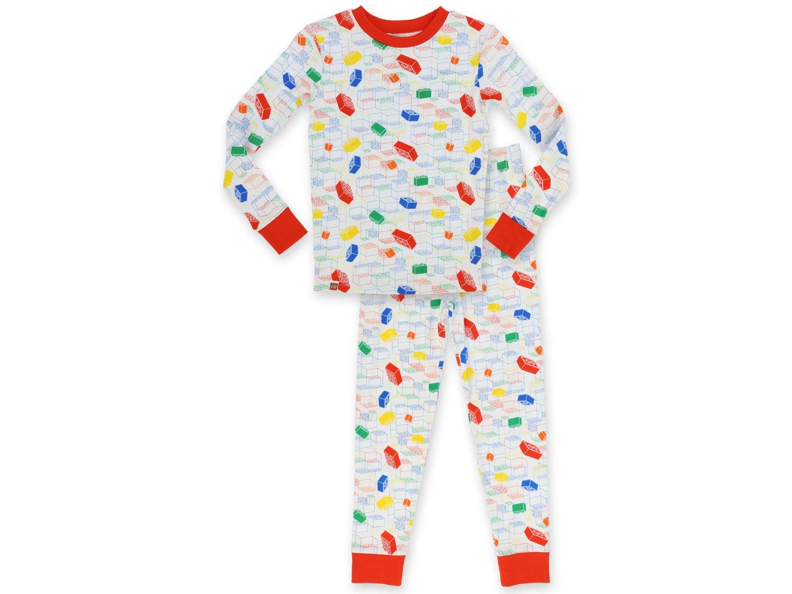 Red/White T-Shirt and Pants 2-Piece Set