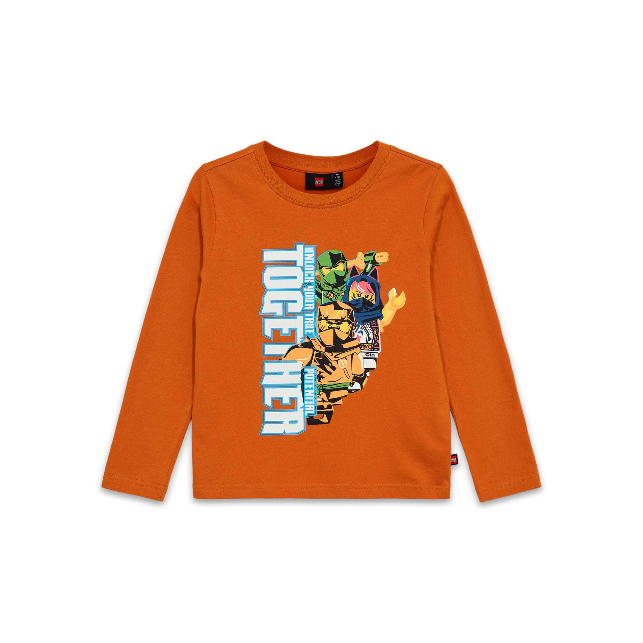Ninjago Long-Sleeve T-Shirt โ Dark Orange