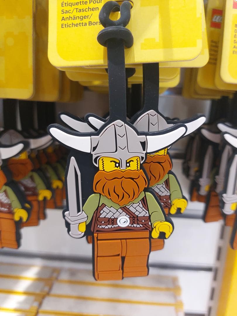Viking Warrior Bag Tag