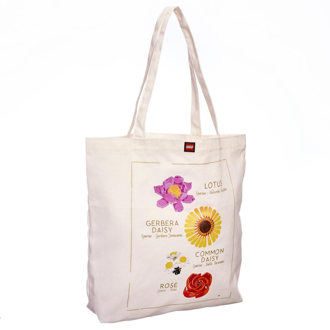 Simple Canvas Tote - Flower Names