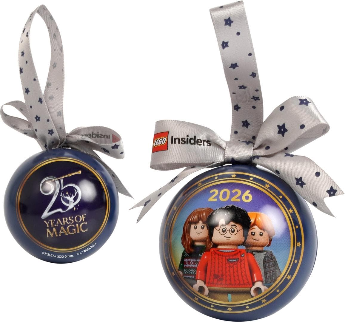 LEGO Harry Potter 25th Anniversary Holiday Baubles