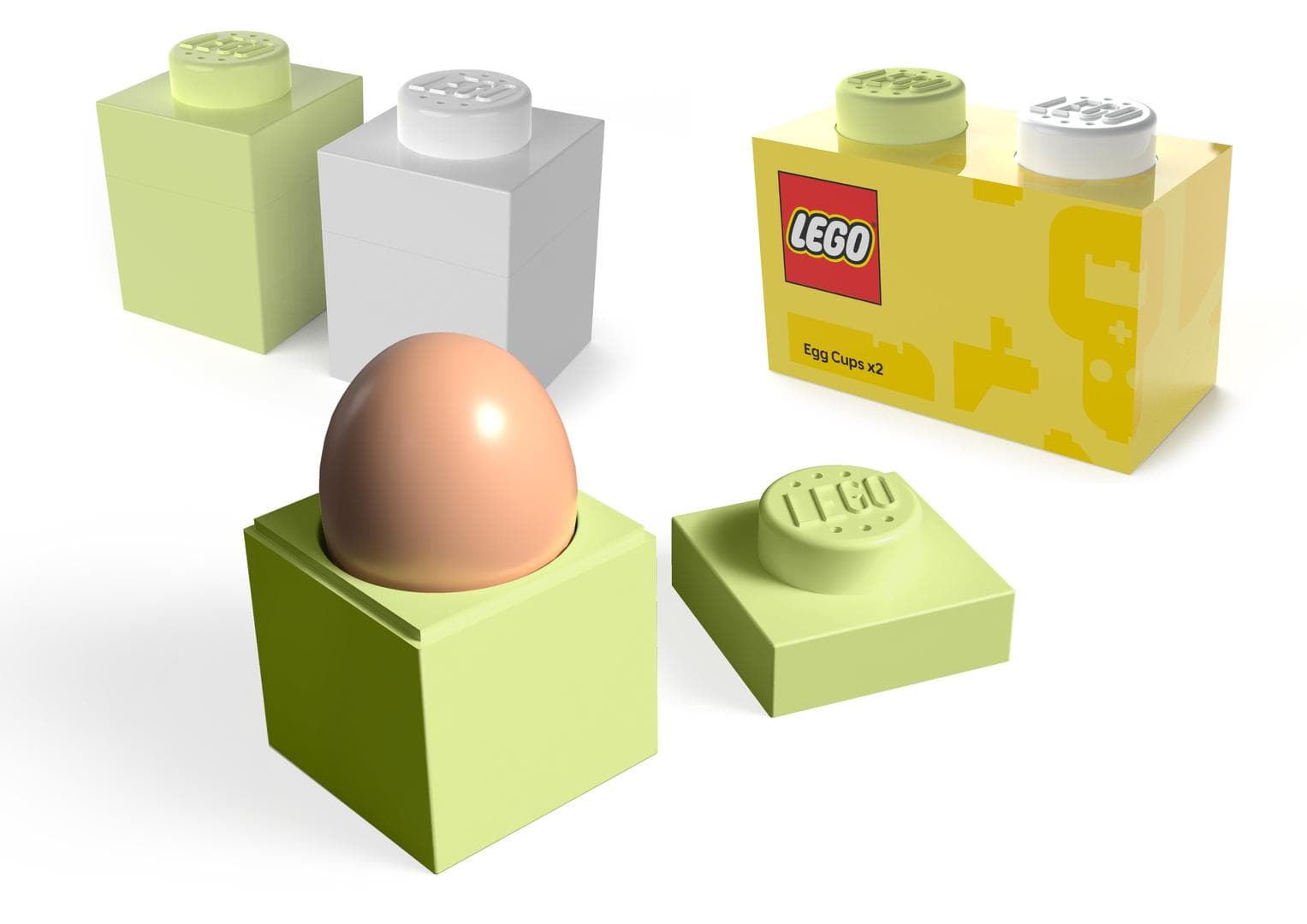 Egg Cup and Salt Shaker