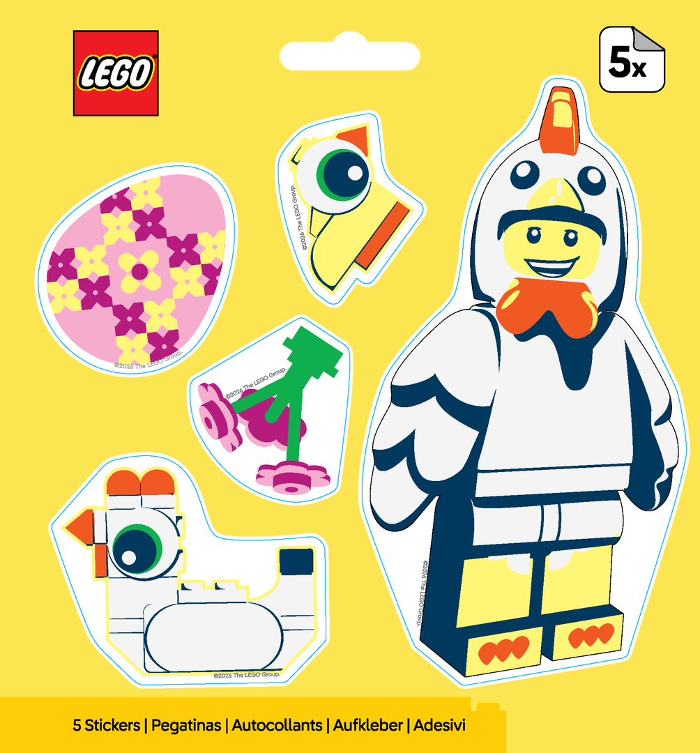 Easter Chicken Suit Guy Stickers