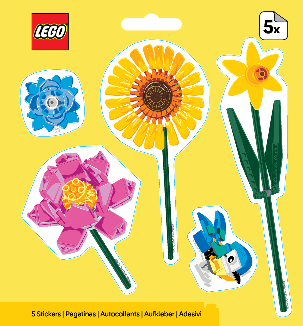 Botanicals Bird Bouquet Stickers