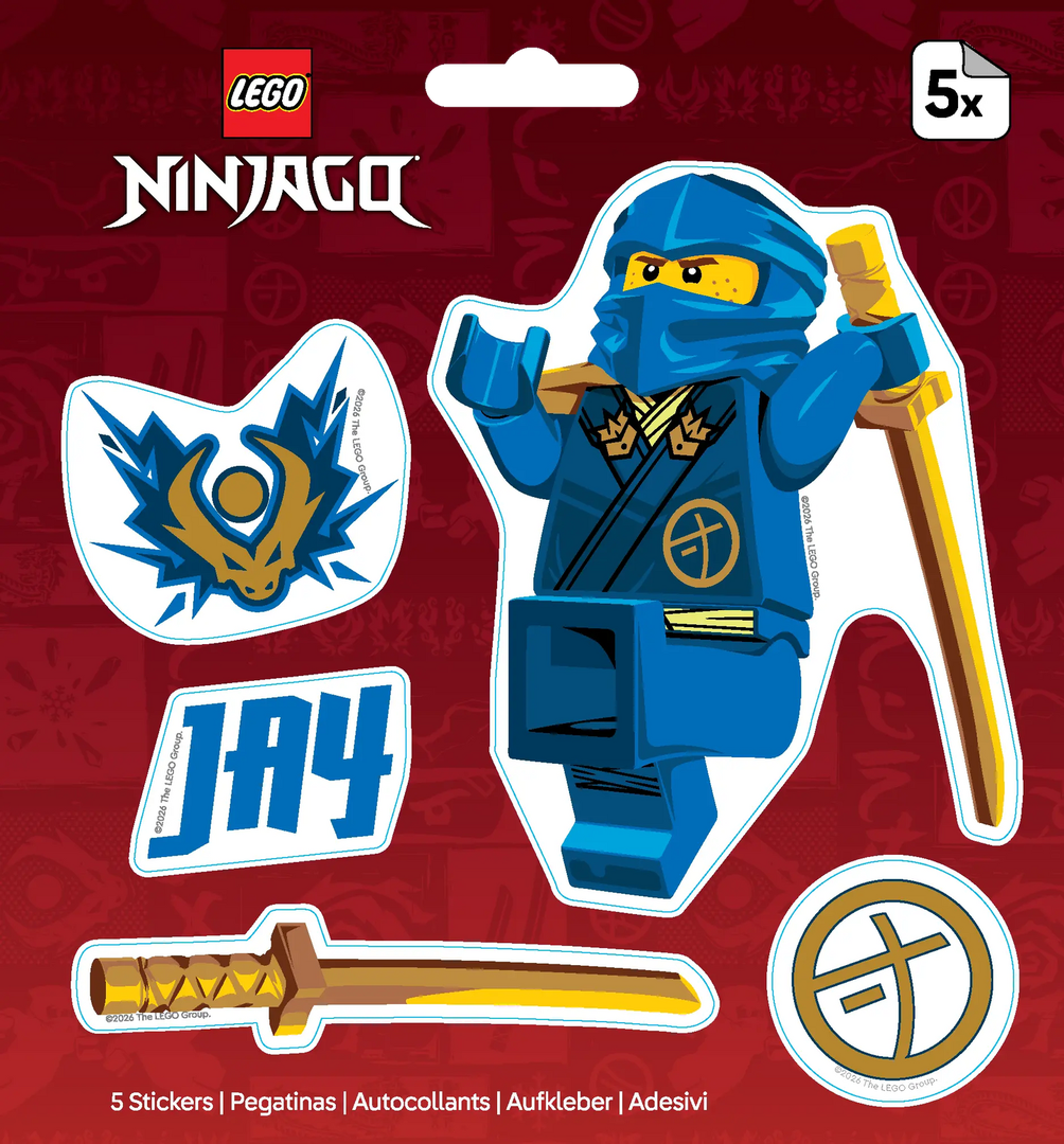 Ninjago Jay Stickers