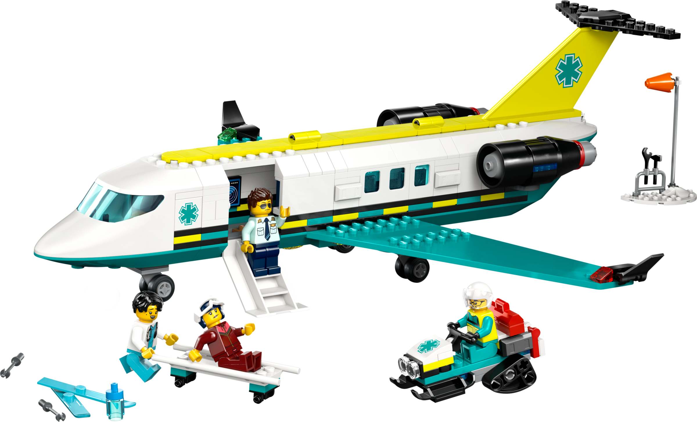 Emergency Air Ambulance Airplane