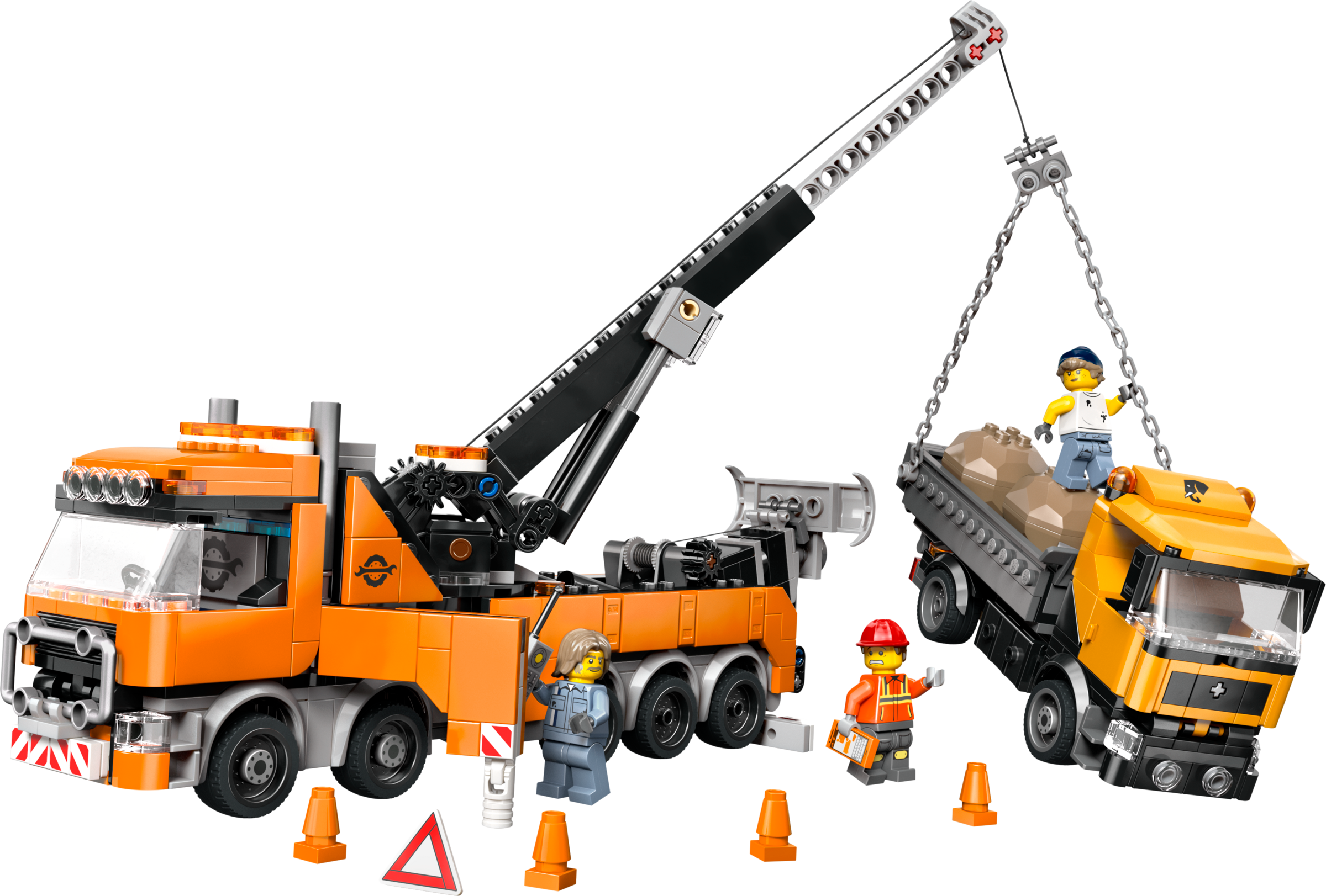 Heavy-Duty Recovery Tow Truck with Crane