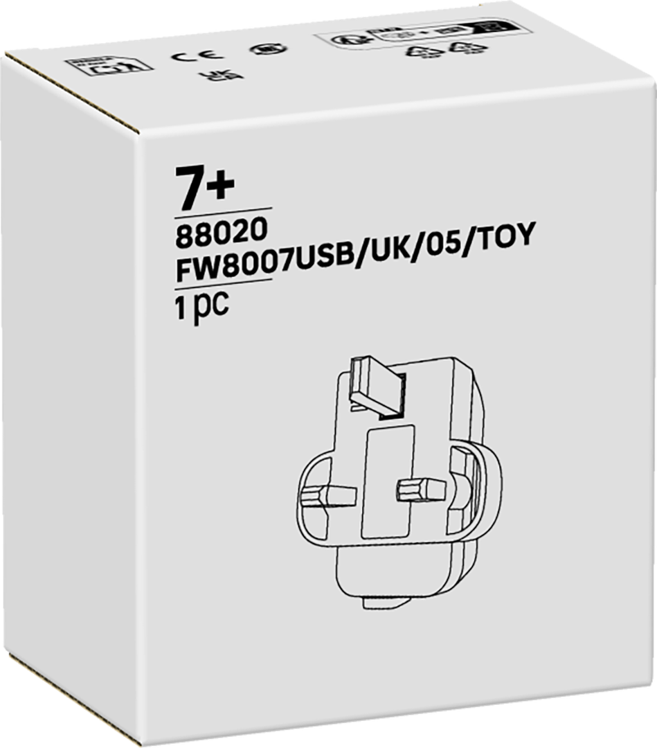 USB Power Adapter Type G (Black)