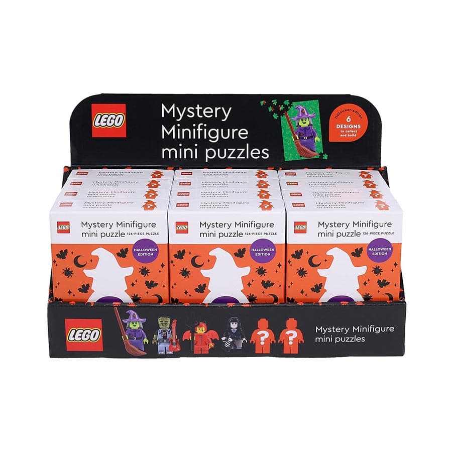 Mystery Minifigure Mini Puzzle (Halloween Edition) - 12 Pack
