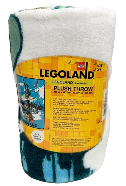 LEGOLAND Statue of Liberty Plush Throw
