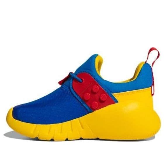 adidas RapidaZen J x LEGO (Shock Blue Equipment Yellow) - Infant Shoes