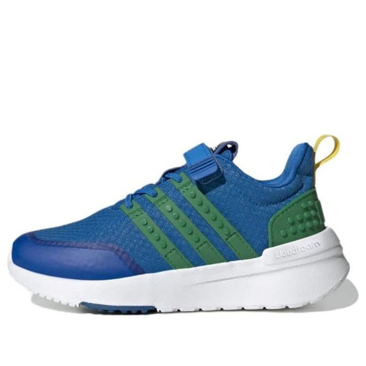 adidas Racer TR EL x LEGO (Halo Blue Sub Green) - Little Kids' Shoes