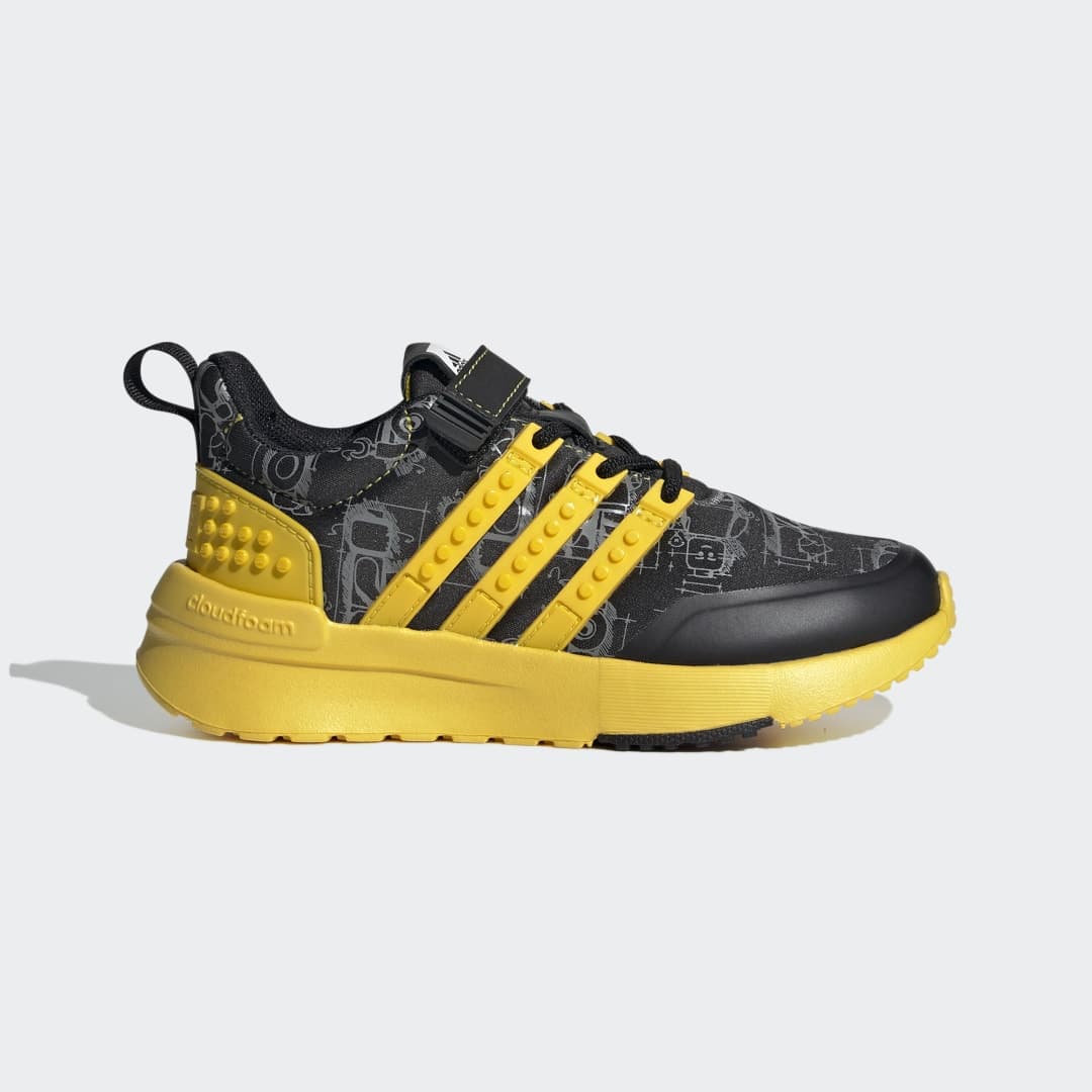 adidas Racer TR x LEGO (Black Equipment Yellow) - Kids' Shoes