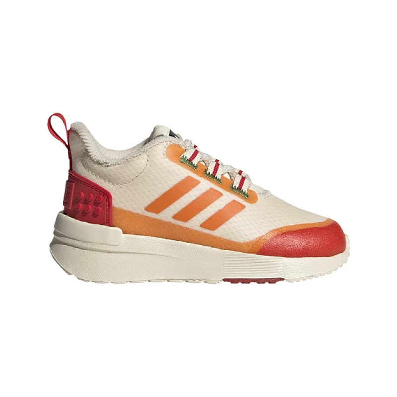 adidas Racer TR I x LEGO (Ecru Tint Bahia Orange) - Kids' Shoes