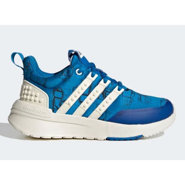 adidas Racer TR x LEGO (Shock Blue Off White) - Big Kids' Shoes