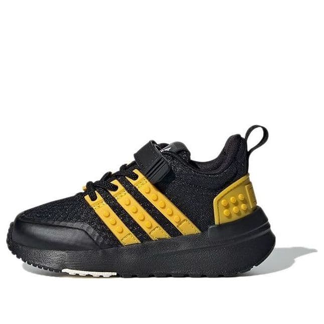 adidas Racer TR EL I x LEGO (Black Equipment Yellow) - Infant Shoes