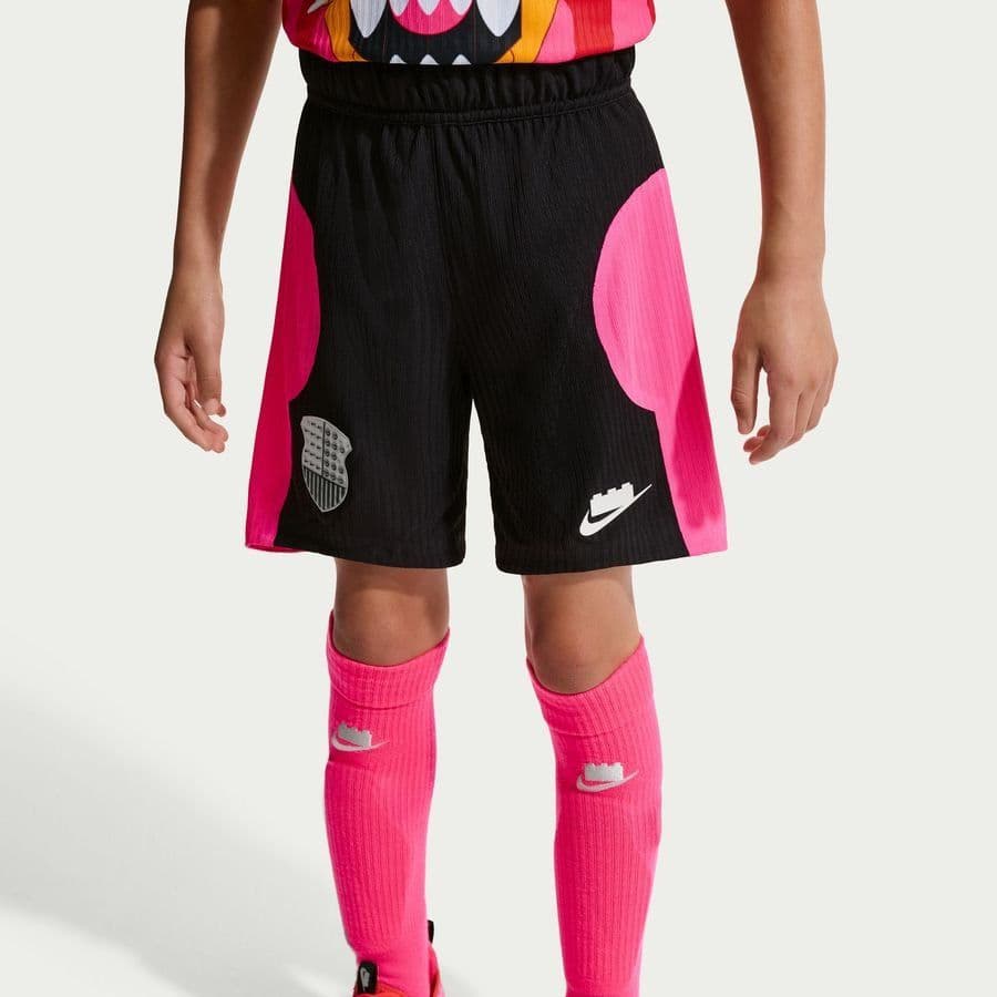Nike x LEGO Collection Big Kids' Aero-FIT Shorts - Black/Hyper Pink