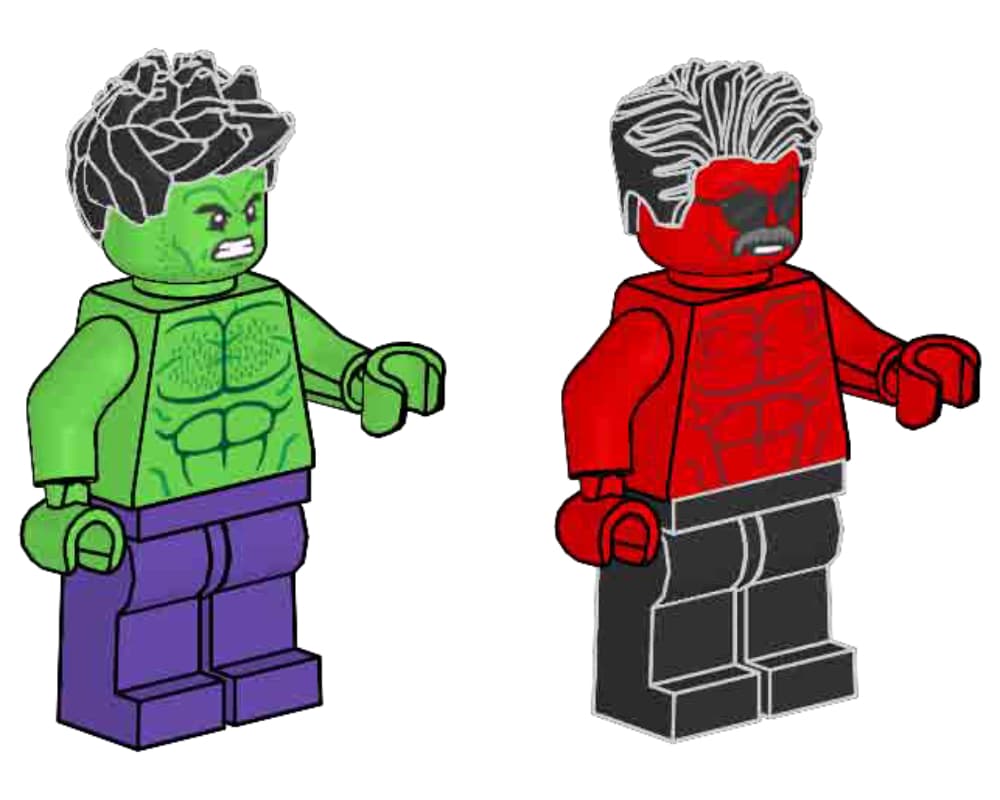 Hulk vs. Red Hulk