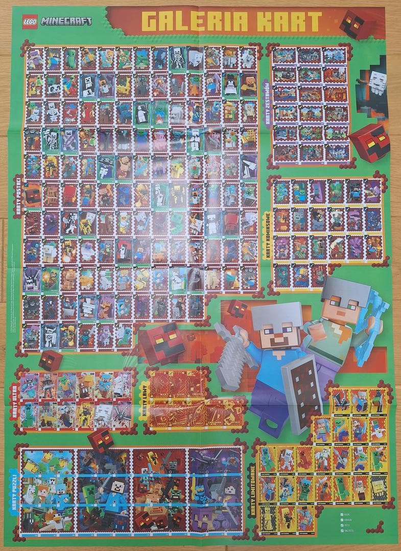 Minecraft Trading Cards Series 3: On Fire - Card Gallery Poster