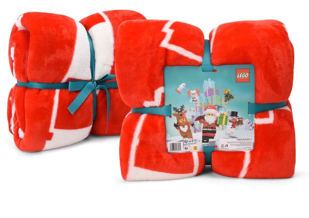 Candy Cane Fleece Blanket