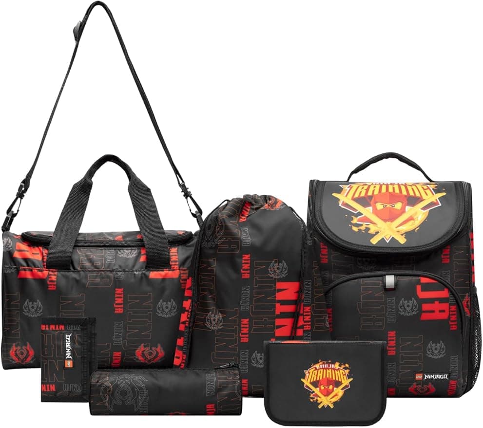 Ninjago Dragon Energy School Bag Set of 6