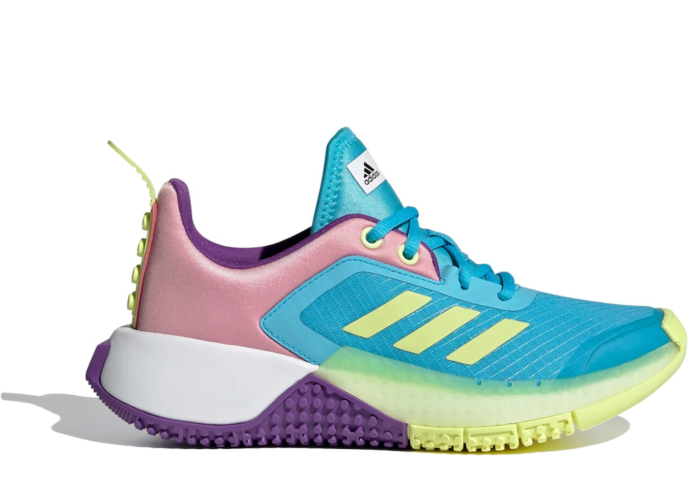 adidas Sport x LEGO (Bright Cyan) - Big Kids' Shoes