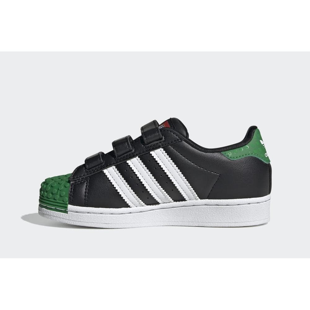 adidas Originals Superstar x LEGO (Core Black Green) - Kids' Shoes