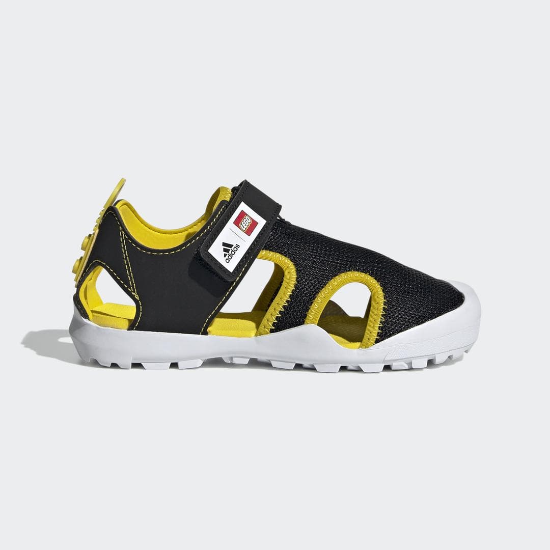 adidas Captain Toey J x LEGO (Black Yellow) - Kids' Sandals