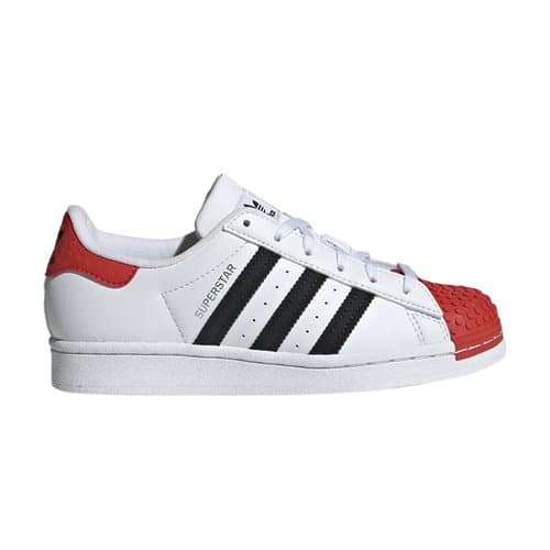 adidas Superstar J x LEGO (Cloud White Red) - Kids' Shoes