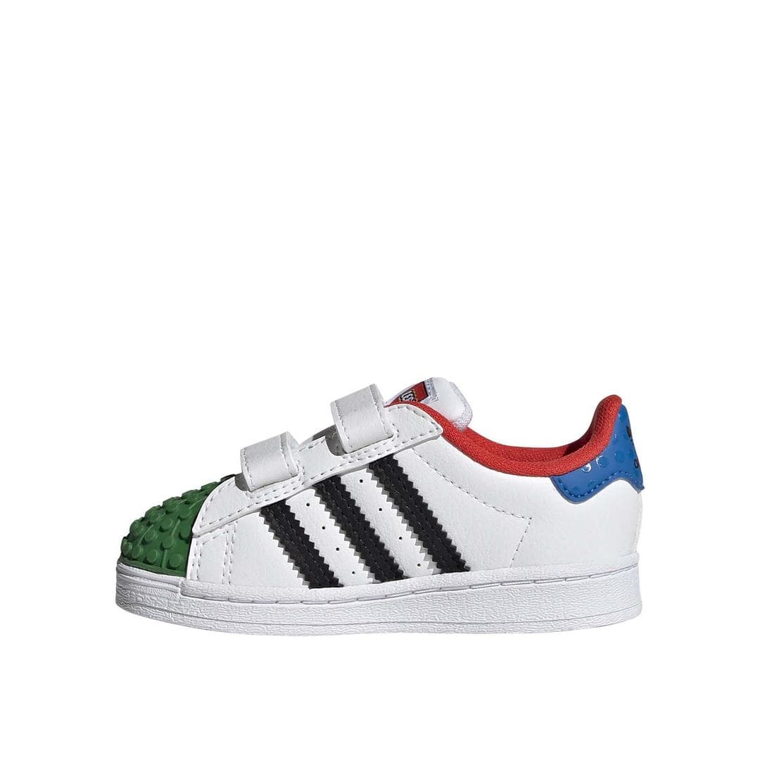 adidas Superstar CF x LEGO (White Yellow Green) - Infant Shoes