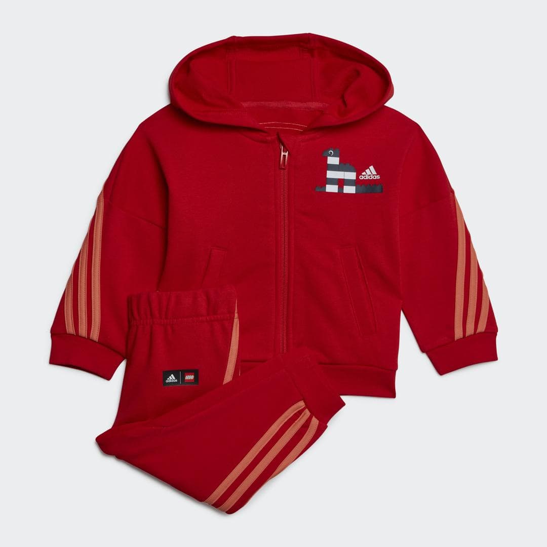 adidas x Classic LEGO Red Jacket and Pants Set