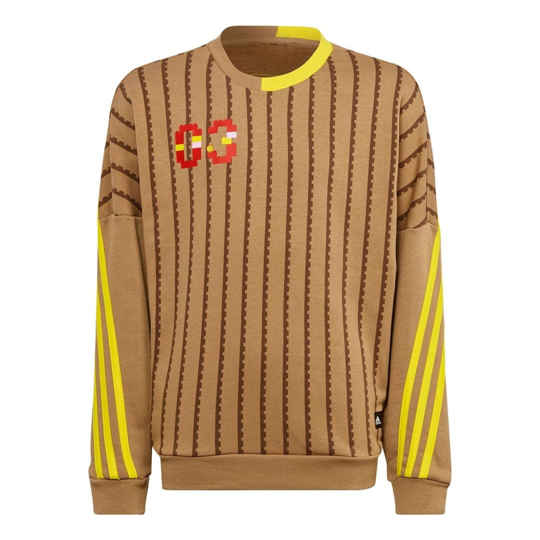 adidas x Classic LEGO Tan Yellow Crewneck Sweatshirt