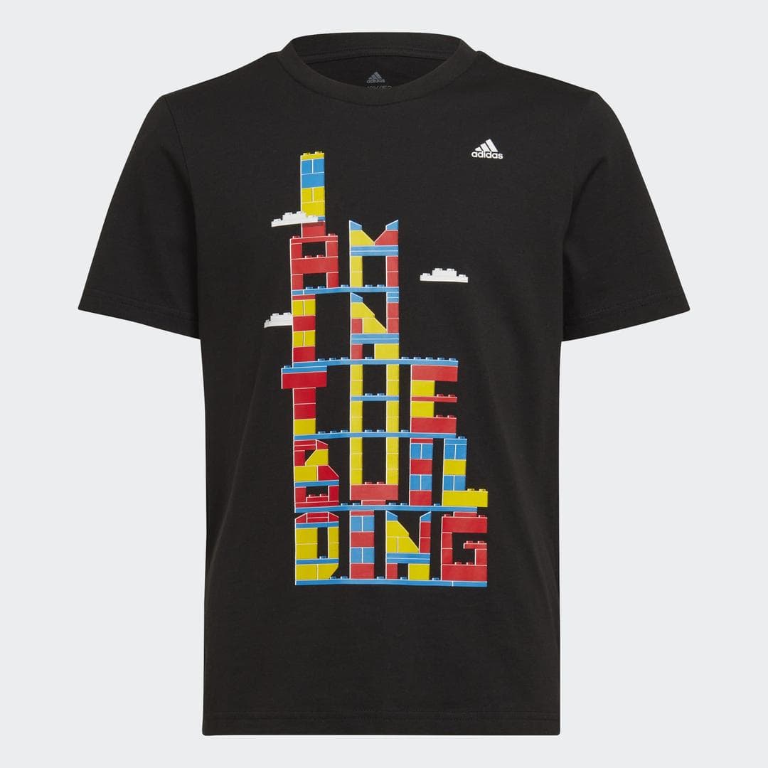 adidas x LEGO Black Graphic T-Shirt