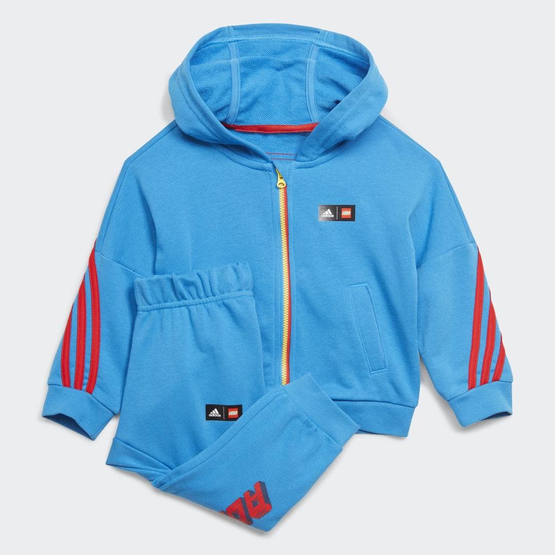 adidas x Classic LEGO Blue Jacket and Pants Set